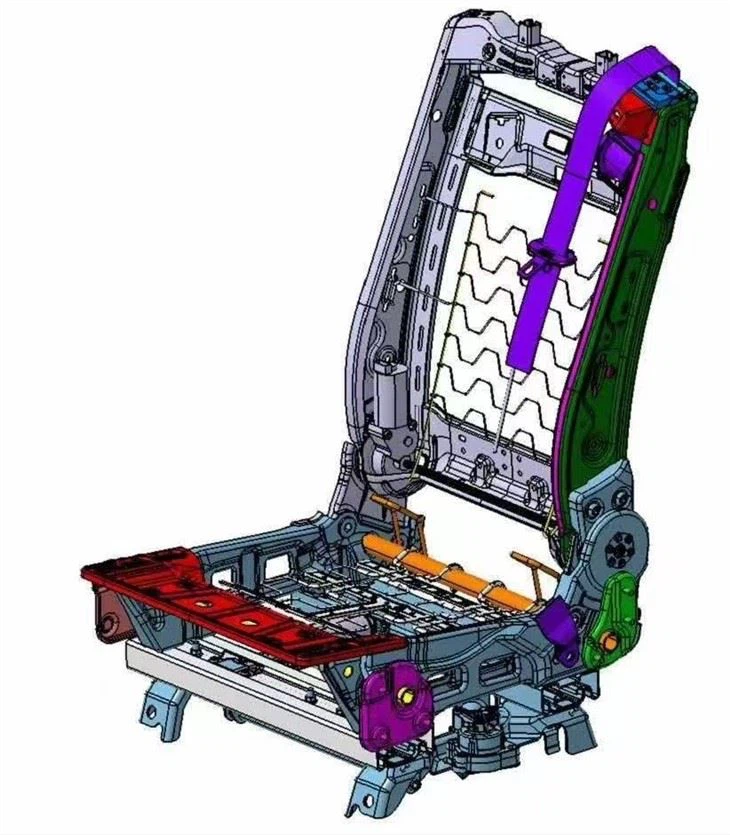 Electric Folding Commercial Vehicle Seat