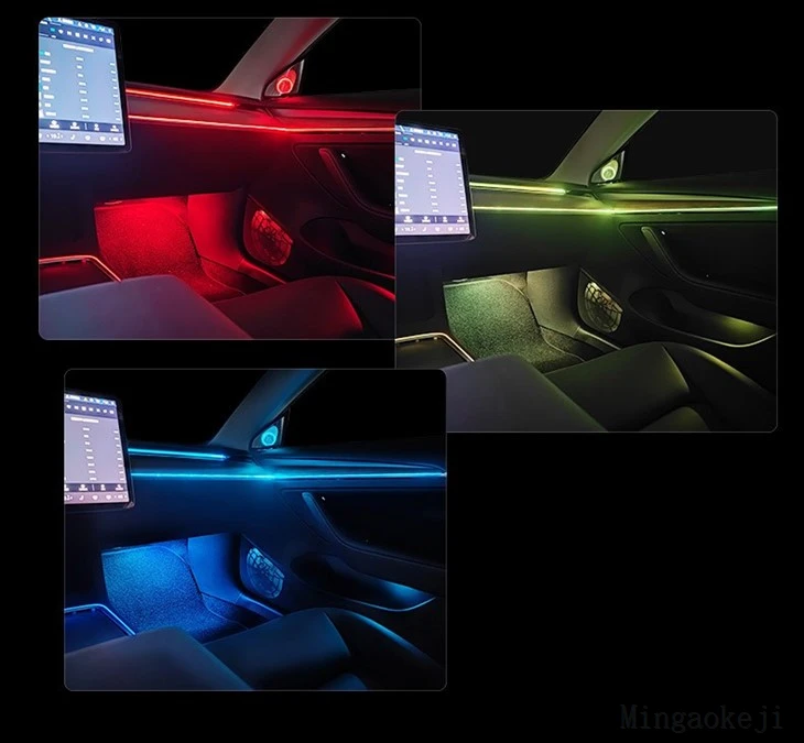 Vehicle Treble Luminous Turbine Air Outlet
